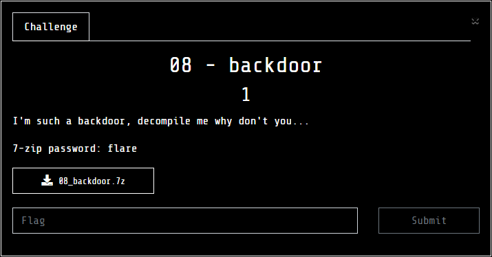 7-backdoor-challenge-description