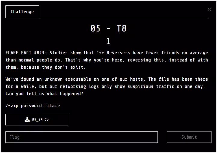 T8 challenge description
