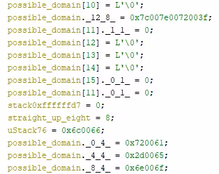 T8 ustack array after changing its type